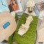 Gucci Heel 2.5cm Leather Sandal with Horsebit 645405 White 2021