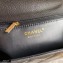 Chanel Grained Calfskin Medium Flap Bag AS2357 Black 2021