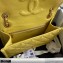 Chanel Grained Calfskin Medium Flap Bag AS2357 Yellow 2021
