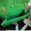 Chanel Grained Calfskin Medium Flap Bag AS2357 Green 2021