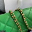 Chanel Grained Calfskin Medium Flap Bag AS2357 Green 2021