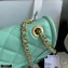 Chanel Grained Calfskin Medium Flap Bag AS2357 Light Green 2021