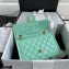 Chanel Grained Calfskin Medium Flap Bag AS2357 Light Green 2021