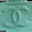 Chanel Grained Calfskin Medium Flap Bag AS2357 Light Green 2021