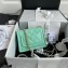 Chanel Grained Calfskin Mini Square Flap Bag AS2356 Light Green 2021