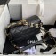 Chanel Crumpled Lambskin Small Hobo Bag AS2479 Black 2021