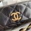 Chanel Crumpled Lambskin Small Hobo Bag AS2479 Black 2021