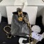 Chanel Crumpled Lambskin Small Hobo Bag AS2479 Black 2021