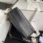 Chanel Crumpled Lambskin Small Hobo Bag AS2479 Black 2021