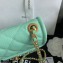 Chanel Grained Calfskin Mini Square Flap Bag AS2356 Light Green 2021