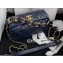 Chanel Crumpled Lambskin Small Hobo Bag AS2479 Navy Blue 2021