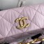 Chanel Crumpled Lambskin Small Hobo Bag AS2479 Light Pink 2021