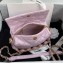 Chanel Crumpled Lambskin Small Hobo Bag AS2479 Light Pink 2021