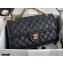 Chanel Grained Calfskin Large Flap Bag AS2358 Black 2021