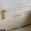 Chanel Grained Calfskin Large Flap Bag AS2358 White 2021
