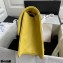 Chanel Grained Calfskin Large Flap Bag AS2358 Yellow 2021