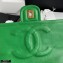 Chanel Grained Calfskin Large Flap Bag AS2358 Green 2021