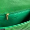 Chanel Grained Calfskin Large Flap Bag AS2358 Green 2021