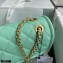 Chanel Grained Calfskin Large Flap Bag AS2358 Light Green 2021