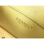 Chanel Shiny Lambskin Entwined Chain Small Flap Bag AS2387 Yellow 2021