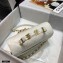 Chanel Crumpled Lambskin Mini Flap Bag with Top Handle AS2477 White 2021