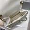 Chanel Crumpled Lambskin Mini Flap Bag with Top Handle AS2477 White 2021