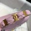 Chanel Crumpled Lambskin Mini Flap Bag with Top Handle AS2477 Light Pink 2021