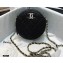 Chanel Grained Calfskin Round Clutch with Chain Bag AP2034 Black 2021