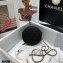 Chanel Grained Calfskin Round Clutch with Chain Bag AP2034 Black 2021