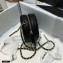 Chanel Grained Calfskin Round Clutch with Chain Bag AP2034 Black 2021