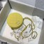 Chanel Grained Calfskin Round Clutch with Chain Bag AP2034 Yellow 2021