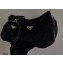 Prada Shearling Shoulder Bag 1BC151 Black 2021