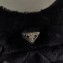 Prada Shearling Shoulder Bag 1BC151 Black 2021