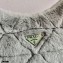 Prada Shearling Shoulder Bag 1BC151 Light Green 2021