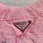 Prada Shearling Shoulder Bag 1BC151 Pink 2021