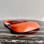 Prada Cleo Brushed Leather Shoulder Bag with Flap 1BD311 Orange 2021