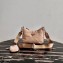 Prada Padded Nylon Shoulder Bag 1BC151 Beige 2021