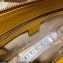 Gucci Small Shoulder Bag with Double G ‎648999 Leather Black/White/Yellow 2021