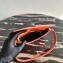Prada Cleo Brushed Leather Shoulder Bag with Flap 1BD311 Orange 2021