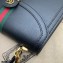 Gucci Ophidia Small Top Handle Bag with Web 651055 Leather Black 2021