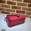 Gucci Interlocking G Leather Crossbody Bag 607720 Red 2021