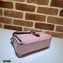 Gucci Interlocking G Leather Crossbody Bag 607720 Pink 2021