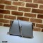 Gucci Interlocking G Leather Crossbody Bag 607720 Gray 2021