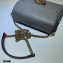 Gucci Interlocking G Leather Crossbody Bag 607720 Gray 2021