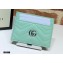 Gucci GG Marmont Card Case 443127 Pastel Green