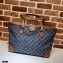 Gucci Ophidia GG Medium Tote Bag 631685 Washed GG Denim Blue 2021