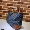 Gucci Ophidia GG Medium Tote Bag 631685 Washed GG Denim Blue 2021