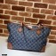 Gucci Ophidia GG Medium Tote Bag 631685 Washed GG Denim Blue 2021