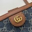 Gucci Ophidia GG Medium Tote Bag 631685 Washed GG Denim Blue 2021