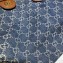 Gucci Ophidia GG Medium Tote Bag 631685 Washed GG Denim Blue 2021